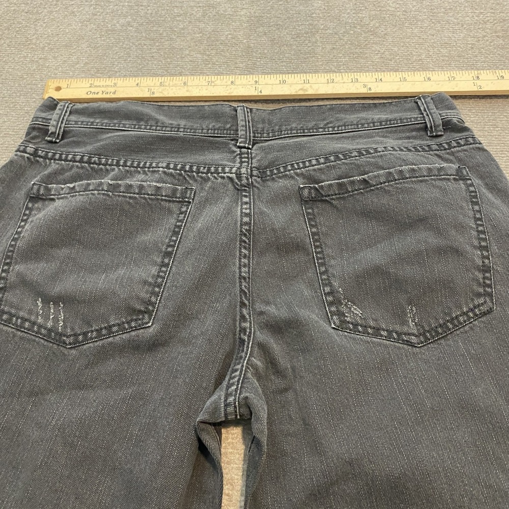 CAbi Jeans Womens 10 Black Straight Leg Pants Style 188 Denim Casual Classic - Picture 6 of 12